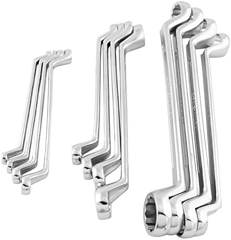 Tuftul TUF1054 Mirror Polish Ring Spanner Set, 6 to 32mm, 12 Pieces