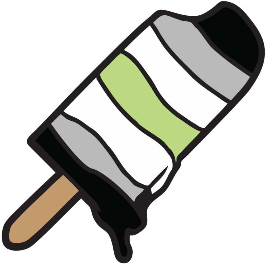 Amazon Com Dark Spark Decals Agender Pride Ice Pop Icecream Hidden Pride Flag 4 Inch Full Color Vinyl Decal For Indoor Or Outdoor Use Cars Laptops Decor Windows And More Automotive