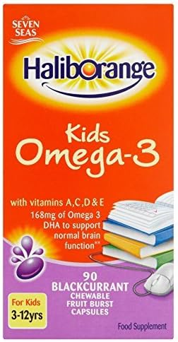Seven Seas Haliborange Kids Omega-3 Chewy Bursts Blackcurrant Flavour Capsules 90 by Seven Seas Limited