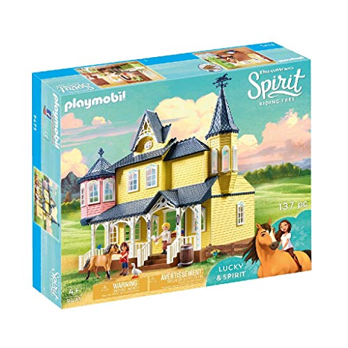 PLAYMOBIL DreamWorks Spirit 9475 Luckys glückliches Zuhause, Ab 4 Jahren