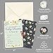 Baby Shower Invitations - 30 Cards + envelopes. Gender Neutral for boy or Girl. Match Baby Shower Games, Decorations & Favors. Perfect invites for Showers, Sprinkles or Gender Reveal Party. (Floral)