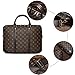 PU Leather Business Briefcase Designer Messenger Handbags for Women Men Laptop Bag fits up 15.6 inch