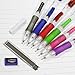 Thornton's Office Supplies ClearGrip Mechanical Pencil Starter Set 0.7mm Assorted Colors Pack of 12 for Smooth writing