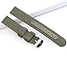 Vivoactive 3 Bands, Olytop 20mm Nylon Canvas Fabric Replacement Sport Wristband For Samsung Gear Sport/Garmin vivoactive3/Ticwatch E & Ticwatch 2 Smartwatch(Army Green, 20mm)