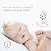 Video Baby Monitor, Beleef Portable Digital Audio with Two-Way Talking Feature, Rechargeable Battery & HD Sound Listening System (white)
