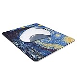 CENNBIE Starry Night Computer Optical Neoprene Mousepad PC Mouse Mat Mice Pad Silicone Mouse Pad 24x19cm