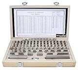 Accusize Industrial Tools 81 Pc Gage Block Set