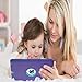 MAKEIT CASE for iPad Mini Case for iPad Mini 2 Case 3in1 Hybrid Shockproof Case for iPad Mini 1 2 3 Generation (Purple/Light Green)