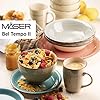 MASER-931875-Bel-Tempo-II-Plate-Set-for-6-People-in-Modern-Vintage-Look-18-Piece-Dinner-Service-Hand-Painted-Ceramic-Tableware-Service-Stoneware-Smoke-Blue MÄSER 931876 Bel Tempo II Plate Set for 6 People in Modern Vintage Look, 18-Piece Dinner Set, Hand-Painted Ceramic…