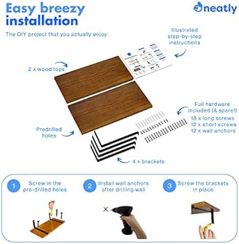 Floating Shelves For Wall Decor Set Of 2 Modern Rustic Wall Shelves Elegant Wall Decorations For Living Room Bathroom Or Bedroom Farmhouse Aesthetic Room Decor Diy Rustic Wood By