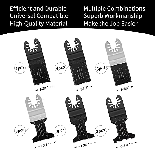 Oscillating Tool Blades Aesmed 20pcs Universal Multitool Saw Blades