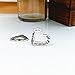 Kinteshun Lettering Sayings Words Charm Hang Tag Quote Message Verses Charm Pendant for DIY Necklace Bracelet Jewelry Making Accessaries(12pcs,Antique Silver Color)