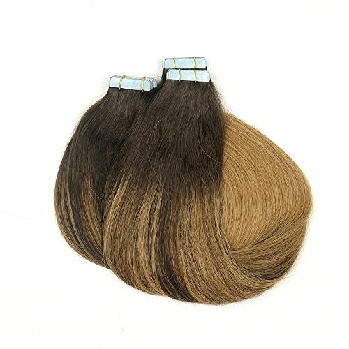 Alizee Tape In Human Hair Extensions 40pcs 100g Subtle Balayage