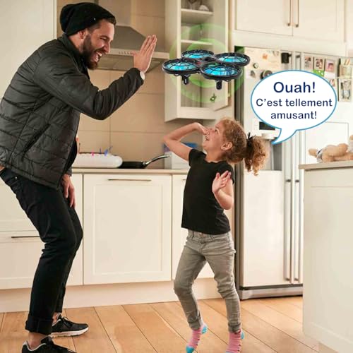 Loolinn | Drone for Kids Gift - Mini Remote Control Drone with Automatic Anti-Collision Technology/Safe for Kids/Easy to Pilot/C0 Certification (Gift for Kids)