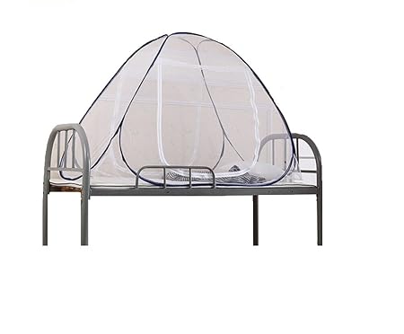 ASP Healthcare Polyester Foldable Mosquito Net for Single Bed, 6x4ft (Pink)