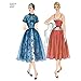 Simplicity Pattern 8252 D5 Misses' 1950s Dress and Redingote, Size 4-6-8-10-12, by 1950s Vintage