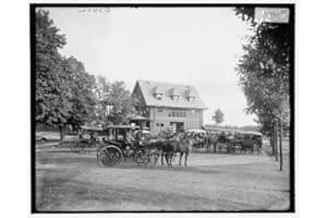 Infinite Photographs Photo: Club House,Race Track,Carriages,Coaches,Saratoga Springs,New York,NY,1900