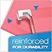 Pendaflex Reinforced Hanging File Folders, Letter Size, Pink, 1/5 Cut, 25/BX (4152 1/5 PIN)