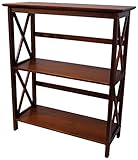 Casual Home 324-34 Montego 3-Tier Bookcase, Walnut (Misc.)