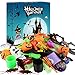 Baztoy Halloween Toys 110 pcs Kids Party Favors, Fun Gifts Fake Bugs Bat Rings Joke Toys Assortment, Bulk Decoration Kits, Theme Party Supplies, Teachers Rewards, Halloween Prizes, Goodie Bags