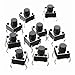 6x6x6mm Momentary Push Button Switch 10 Pack - 4Pin DIP Micro PCB Tactile by Corpco