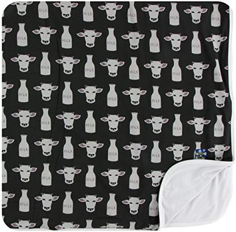 KicKee Pants Little Girls Print Toddler Blanket - Zebra Tuscan Cow, One Size