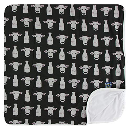 KicKee Pants Little Girls Print Toddler Blanket - Zebra Tuscan Cow, One Size