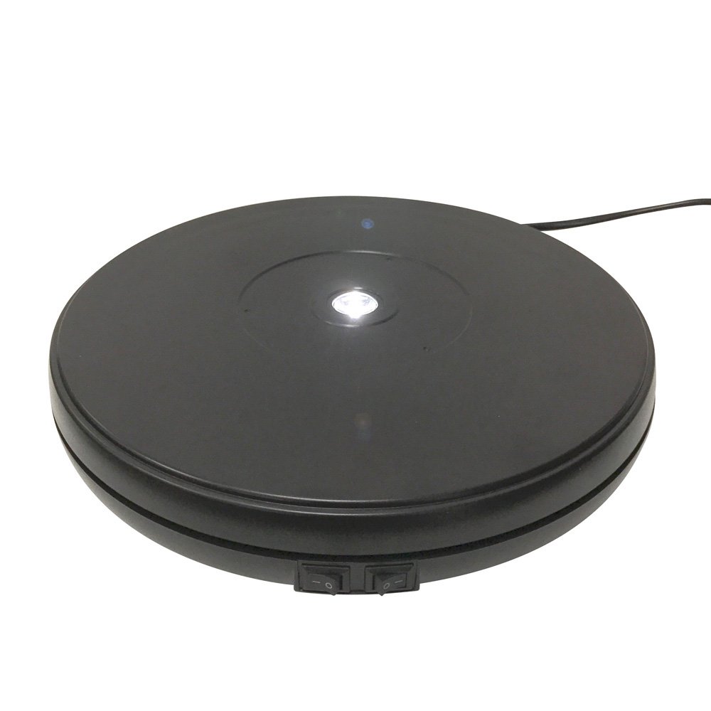 360 Degree Electric Rotating Turntable For Photography,8" Diameter,50lb