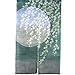 NeoConcept Plate Printed Japanese Sakura Noren Linen Doorway Curtain 59