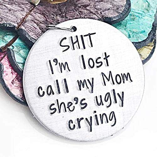 ugly crying dog tag
