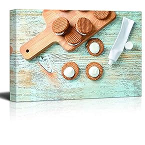 Framed Canvas Wall Art April Day Theme Design Canvas Prints Home Artwork Decoration for Living Room,Bedroom - 12x18 inches