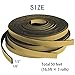 Foam Weather Stripping Seal Tape 1/2