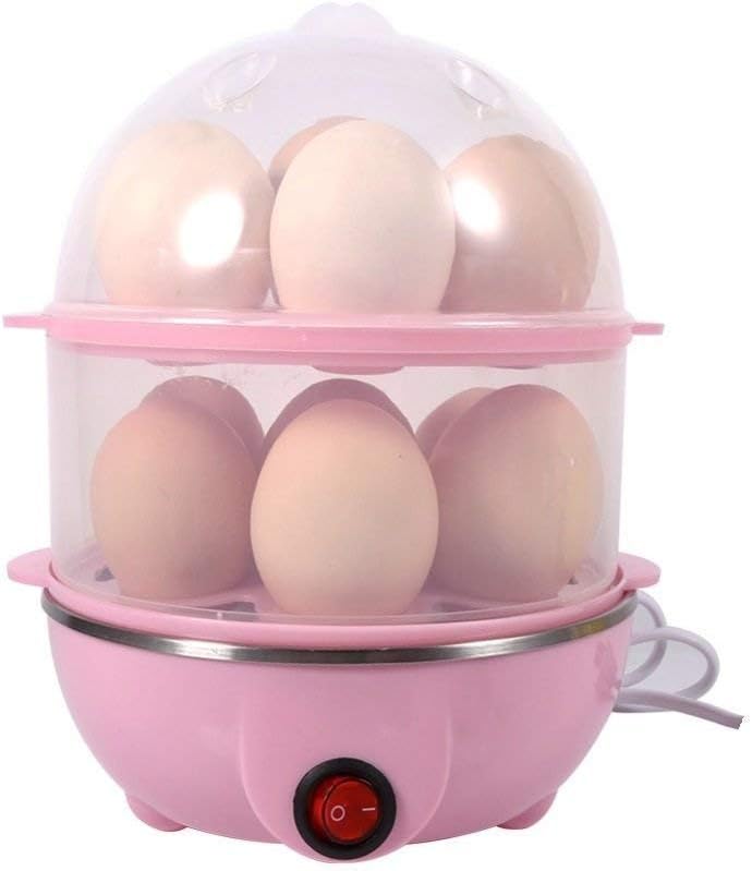 BMG ABS Body Non Stick 2 Layer Electric 14 Egg Capacity Boiler Home and Portable use Multi Color