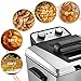 Deep Fryer with Basket, M Minca 1800W Electric Deep Fryer with Timer, Stainless-Steel Triple Basket, 4 Liter Oil Capacity…