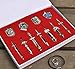 Zelda Triforce Shield & Sword Keychain Necklace Collection Box 2014 Set of 12