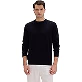 Men’s Daily Cashmere Sweater – 100% Pure Cashmere Crew Neck Pullover, Soft Lightweight Knit