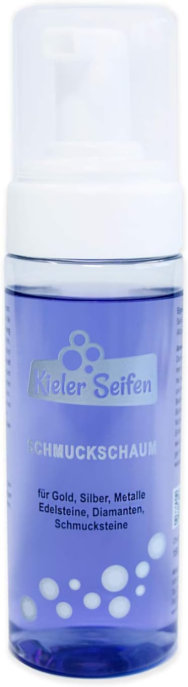 Kieler Seifen - Jewellery Cleaner – Jewellery Foam 150 ml, for Gold, Silver and Gemstones