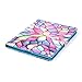 NewShine iPad 2 Case, iPad 3 4 Case Colorful Smart PU Leather Stand Cover with Card Holder for Apple iPad 2 & iPad 3 & iPad 4 9.7 inch, with Auto Sleep/Wake Up Function, Ayaka