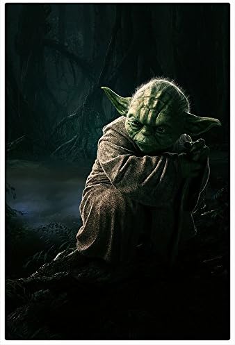Yoda Master The Return 12x18 Metal Poster
