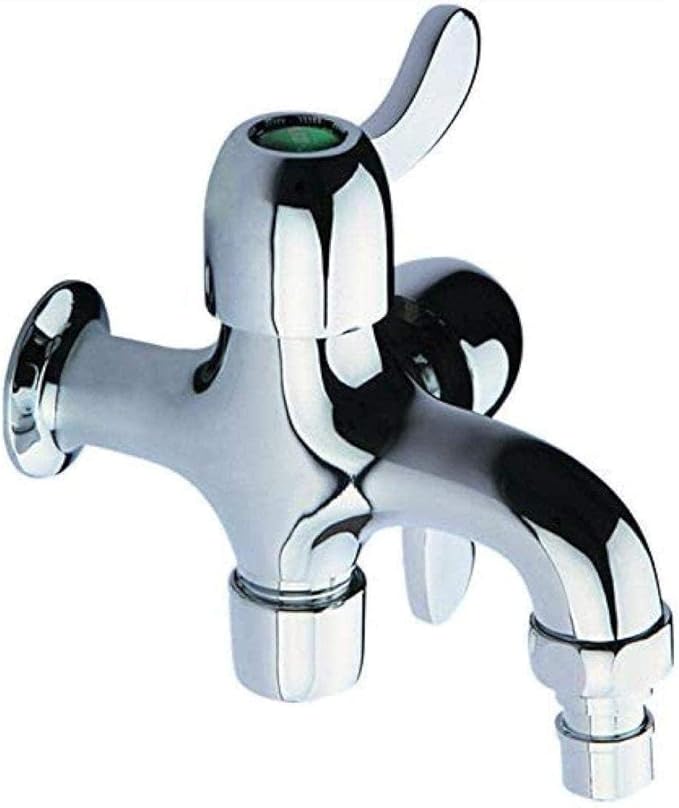 Grifo Pared Cocina Grifo Doble De Rosca Macho G1/2 Para Lavadora