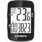 COOSPO BC26 Cycling Computer for Road Bikes, Wireless GPS Bike Computer for Entry Level Rider, GPS Bicycle Speedometer Odometer Wireless Cycling Computer with Automatic Backlight