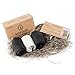 Organic Eco Hemp Walking Socks – Wide Range of Cool Moisture Wicking Dress Socks - Black - White