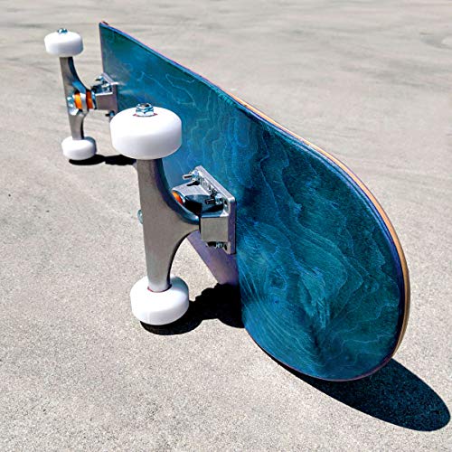 Stoked Ride Shop Blank Skateboard Complete | 7.75" (Blue | Complete w/Hardware, Wheels, Trucks, Tape) - Thumbnail 6