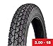 Tire 3.00-18 Tube Type Front/Rear for BMW HONDA KAWASAKI SUZUKI YAMAHA