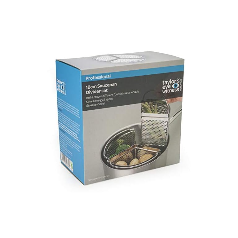 Family Saucepan Triple Pan Divider Separator Set Saves Cooking Space