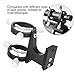 Telescope Finderscope Bracket Flashlight Finder Scope Bracket Aluminum Alloy Adjustable Finder Scope Mounting Bracket with 1/4 Standard Hole for Astronomical Telescope Pointer
