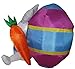 4 ft. Airblown Easter Bunny Inflatable - Yard Decoration