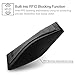 Famavala Minimalist Genuine Leather Front Pocket Wallet-Slim RFID Blocking Wallet Money Clip (Black)