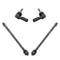 TRQ Front Tie Rod Set Compatible with 2003-2006