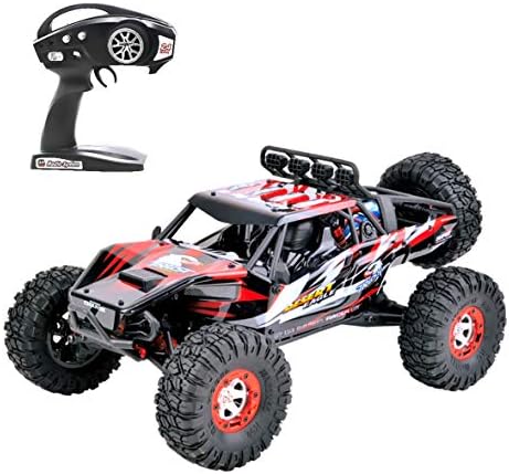 Aiitoy RC Car, High Speed 4WD 60km/h Brushless 1:12 Scale 2.4Ghz Remote Control Truck, Electric Off-Road Vehicle Buggy Rock Crawler (FY07),Red